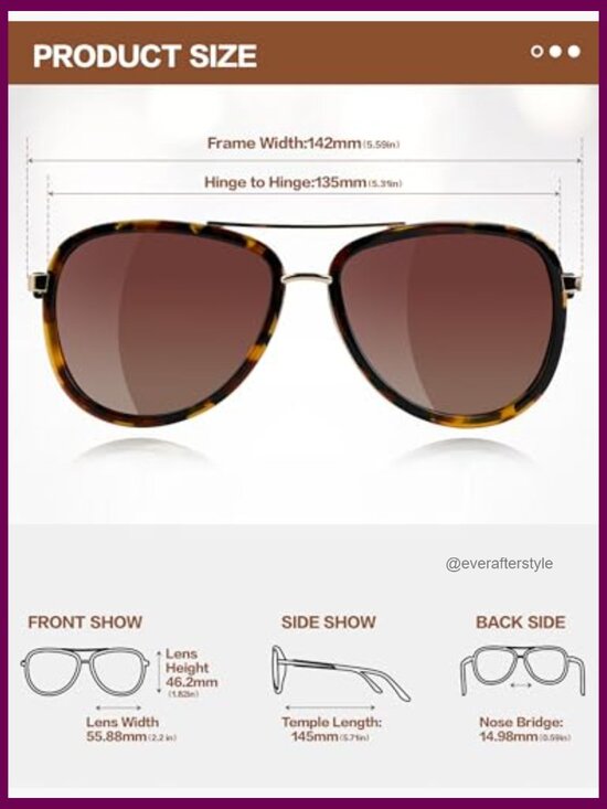 Acetate Frame Polarized Sunglasses UV400 Protection Retro Mirrored Shades main image 5